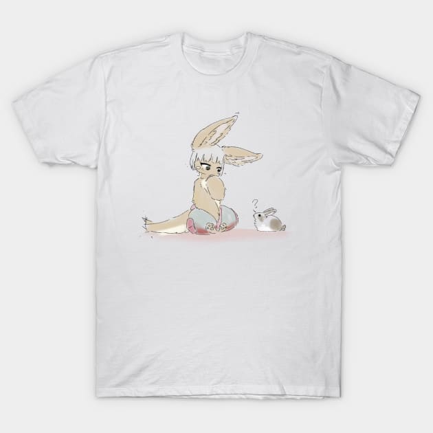 Nanachi and Bunny T-Shirt by Mimigshep